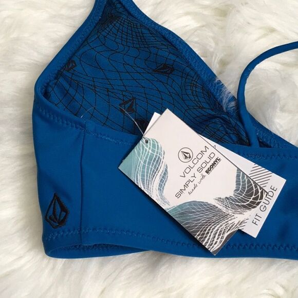 New. Volcom blue bikini top. Large - Picture 9 of 9